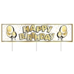 Plastic Jumbo Happy Birthday Yard Sign (Pack of 6) Plastic Jumbo Happy Birthday Yard Sign, happy birthday, birthday, yard sign, decoration, wholesale, inexpensive, bulk