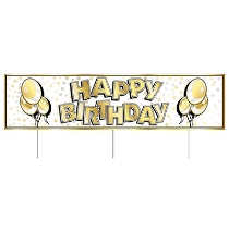 Plastic Jumbo Happy Birthday Yard Sign (Pack of 6) Plastic Jumbo Happy Birthday Yard Sign, happy birthday, birthday, yard sign, decoration, wholesale, inexpensive, bulk
