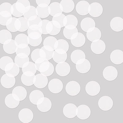 White Bulk Tissue Confetti (Pack of 12) Bulk Tissue Confetti, tissue, confetti, decoration, white, New Years Eve, wedding, wholesale, inexpensive, bulk