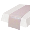 Opalescent Sequined Table Runner (Pack of 12) Sequined Table Runner, sequined, table runner, decoration, opalescent, new years eve, baby shower, wedding, prom, wholesale, inexpensive, bulk