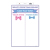 Team Voting Tally Board (Pack of 12) Team Voting Tally Board, team, voting, tally board, pink or blue, boy or girl, baby shower, wholesale, inexpensive, bulk, decoraiton