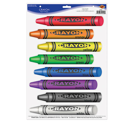 Crayons Peel N Place for back to school party