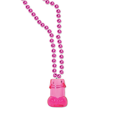Beads w/Willie Shot Glass for a bachelorette party