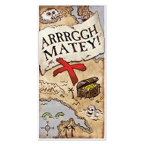 Treasure Map Door Cover 