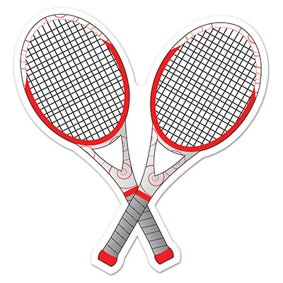 Tennis Racquets Cutout (Pack of 12) Tennis Racquets Cutout, tennis, racquets, cutout, decoration, sport, wholesale, inexpensive, bulk