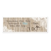 Count down the days Rustic Wedding Sign Banner