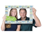 Father's Day Photo Fun Frame (Pack of 12) Father's Day Photo Fun Frame, Father's Day, photo fun frame, decoration, wholesale, inexpensive, bulk