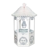 Wishing Well w/Tissue Top made of tissue and card stock material in white with beautiful silver accents.