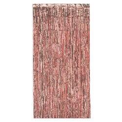 1-Ply Gleam N Curtain (Pack of 6) 1-Ply Gleam N Curtain, curtain, decoration, girl, baby shower, wholesale, inexpensive, bulk, rose gold