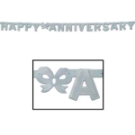 Foil Happy Anniversary Streamer Hanging decoration