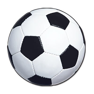 Soccer Ball Cutouts wall decoration for a Sports Themed Party