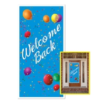 Welcome Back Door Cover (Pack of 12) Welcome Back Door Cover, welcome back, door cover, decoration, classroom, wholesale, inexpensive, bulk, school