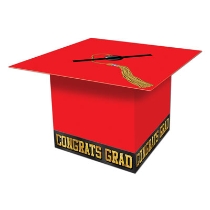 Grad Cap Card Box (Pack of 6) Grad Cap Card Box, grad cap, card box, decoration, centerpiece, graduation, wholesale, inexpensive, bulk
