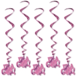 It's A Girl! Whirls (Pack of 30) It's A Girl! Whirls, it's a girl, whirls, decoration, baby shower, girl, wholesale, inexpensive, bulk