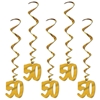 50th Anniversary Whirls (Pack of 30) 50th Anniversary Whirls, 50th, anniversary, whirls, decoration, wholesale, inexpensive, bulk