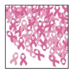 Pink Ribbons Confetti "Pink out Day" 