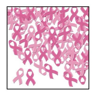 Pink Ribbons Confetti "Pink out Day" 