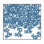 It's A Boy Light Blue Confetti 