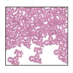 It's A Girl Light Pink Confetti 