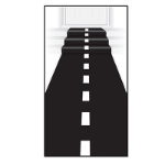 Racetrack Runner for a Race Day Themed Party or Birthday party