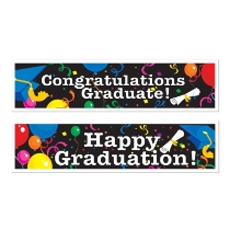 Graduation Banners (Pack of 24) Graduation Banners, graduation, banner, decoration, classroom, wholesale, inexpensive, bulk