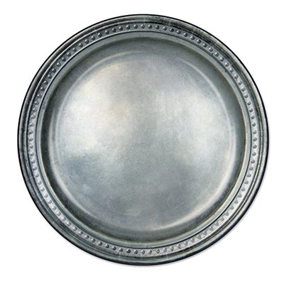 Pewter Paper Plates