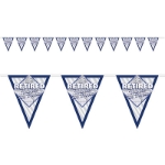 Pennant banner printed with "Retired Now the Fun Begins".