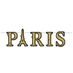 Streamer that reads "Paris".