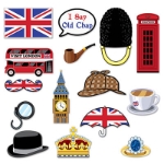 Fun signs printed to accessorize your guests for your around the world photo booth.