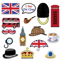 Fun signs printed to accessorize your guests for your around the world photo booth.