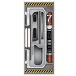 Spaceship Door Cover (Pack of 12) Spaceship Door Cover, spaceship door, door cover, decoration, space, new year's eve, birthday, wholesale, inexpensive, bulk