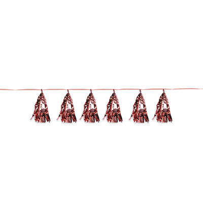 Rose Gold Metallic Tassel Garland (Pack of 12) Metallic Tassel Garland, metallic, tassel, garland, rose gold, baby shower, girl, decoration, wholesale, inexpensive, bulk