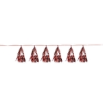 Rose Gold Metallic Tassel Garland (Pack of 12) Metallic Tassel Garland, metallic, tassel, garland, rose gold, baby shower, girl, decoration, wholesale, inexpensive, bulk