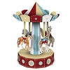 Centerpiece in 3-D designed to look like a vintage circus carousel. 