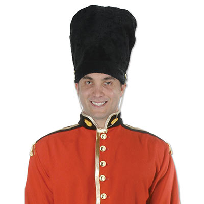 Bearskin hat for a royal guard.