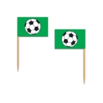 Soccer Ball Picks cupcake decoration 