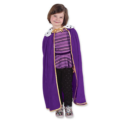 Purple Child King/Queen Robe for a Medieval themed party