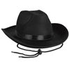 Black Felt Cowboy Hat (Pack of 6) Black Felt Cowboy Hat, cowboy hat, party favor, western, new year's eve, wholesale, inexpensive, bulk