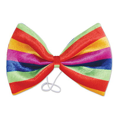 Jumbo Rainbow Bow Tie