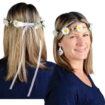 White Daisy Headband