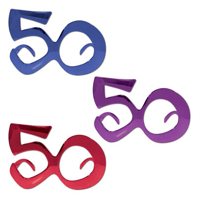 Plastic assorted Colors 50 Fancy Frames 