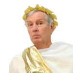 Gold Fabric Roman Laurel Wreath