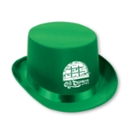 Custom Imprinted Satin Sleek Topper Custom Imprinted Satin Sleek Topper, custom, topper, hat, party favor, new year's eve, st. patrick's day, wholesale, inexpensive, bulk