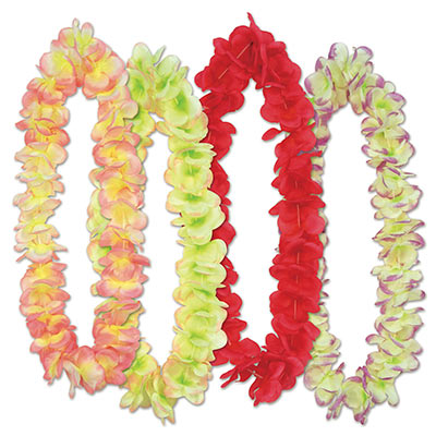 Aloha floral leis made of gorgeous petals. 