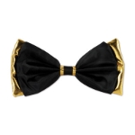 Fabric Bow Tie (Pack of 6) Fabric Bow Tie, bow tie, party favor, black and gold, new year's eve, wholesale, inexpensive, bulk