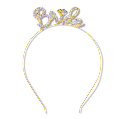 Rhinestone Bride Headband (Pack of 12) Rhinestone Bride Headband, bride, headband, party favor, wholesale, inexpensive, bulk, bachelorette