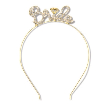 Rhinestone Bride Headband (Pack of 12) Rhinestone Bride Headband, bride, headband, party favor, wholesale, inexpensive, bulk, bachelorette