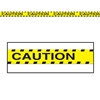 Yellow Caution Party Tape with Black Bold Lettering