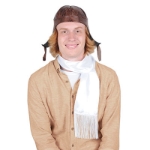 Aviator Hat & Scarf Set for Halloween