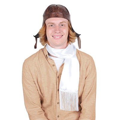 Aviator Hat & Scarf Set for Halloween
